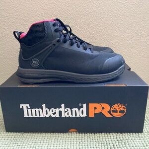 Timberland PRO Black and Pink Safety Boots NEW
